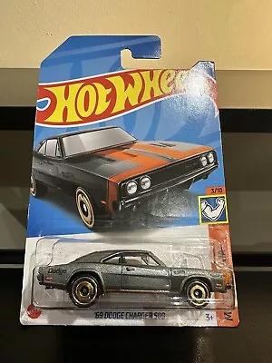 Buy Hot Wheels ~ '69 Dodge Charger 500, Metallic Grey, L/Card.  More Models Listed!! • 4.99£