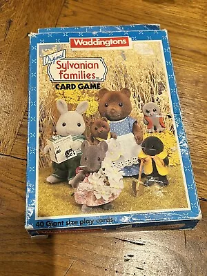 Buy Vintage (1988) Sylvanian Families Giant Card Game -  Complete • 2.99£