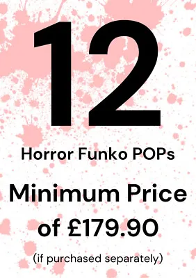 Buy Funko POP Mystery Box Random 12 Genuine Horror Funko POP With Protectors • 85.99£