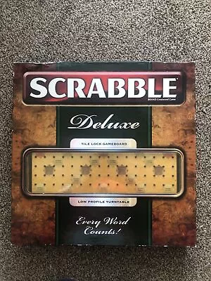 Buy Scrabble Deluxe Tile Lock Gameboard Complete See Description Please • 21.99£