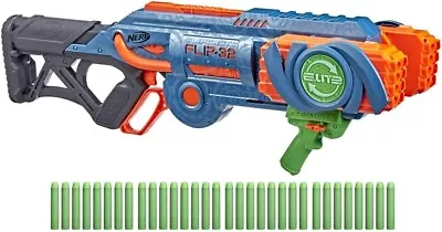 Buy Nerf Elite 2.0 Flipshots Flip-32 Blaster , 32 Dart Barrels Flip Double FirePower • 39.90£