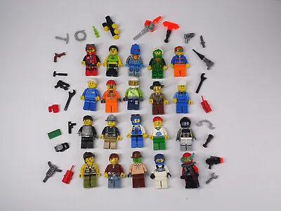 Buy Lego Mini Figures Bundle Minifigures Lot X20 - City Space Knights Kingdom Police • 19£