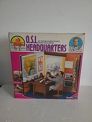 Buy Vintage KENNER Six Million Dollar Man O.S.I. HEADQUARTERS Rare Playset COMPLETE • 649.99£
