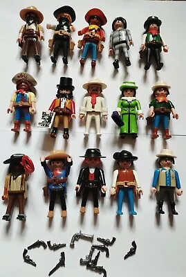 Buy Playmobil Wild West Western Figures Bundle X15 Sheriffs Cowboys • 25.90£
