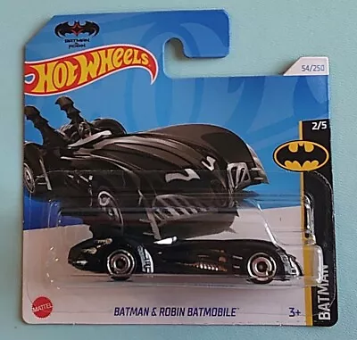 Buy Hot Wheels 2024. Batman And Robin Batmobile. New Collectable Toy Model Car.  • 4£