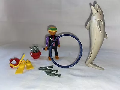 Buy Playmobil Dolphin Trainer From 3649 Zoo Cirque Aquarium • 6.04£
