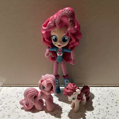 Buy My Little Pony Equestria Girls- “Pinkie Pie (Glitter Hair)& 2 Pinkie Pie Ponies” • 5.40£