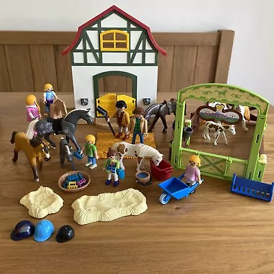 Buy Playmobil Stable Horses Figures Lots Accessories • 12£