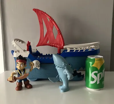 Buy Rare Fisher-Price Disney Jake & The Never Land Pirates, Shark Strike Sea Ship • 30£