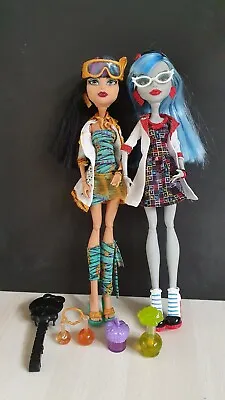 Buy Poupée Monster High, Mad Science Cleo De Nile & Ghoulia Yelps • 56.63£