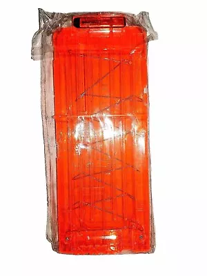 Buy Generic 12 Bullet Magazine Nstrike Elite Fully Transparent Orange For Nerf Gun. • 6.96£