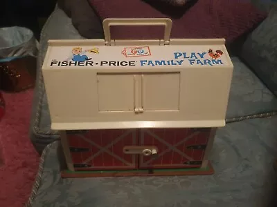 Buy Vintage Retro Fisher Price Play Farm With Some Animals And Figures 1960/70 ? • 15£