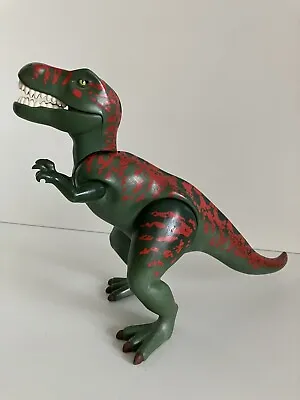 Buy Playmobil T-Rex Tyrannosaurus Dinosaur Dino Adventure Green Red Large 20cm Tall • 5.99£