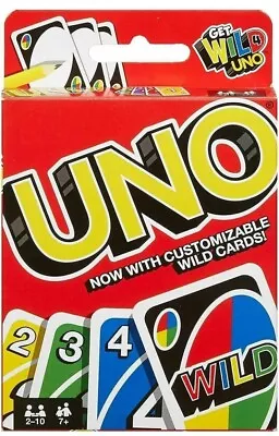 Buy Mattel Wild UNO Card Game 112 Cards Family Children Friends Party Gift Travel • 3.98£