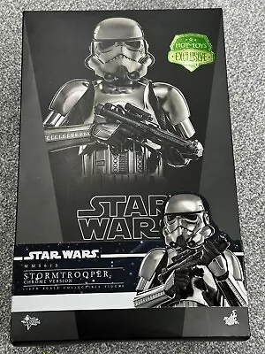Buy Hot Toys Exclusive Star Wars Chrome Stormtrooper 1/6 Figure MMS615 Brand New • 190£