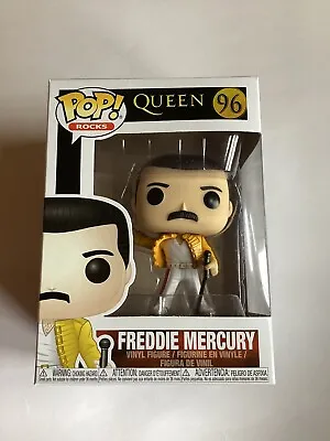 Buy Funko Pop Rocks Queen Freddie Mercury Wembley Action Figure #96 #33732 NEW • 19.99£