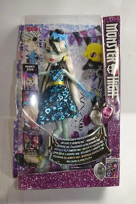 Buy 2016 Monster High Frankie Stein Approx. 26 Cm Mattel DNX32 Original Packaging F1 • 41.08£