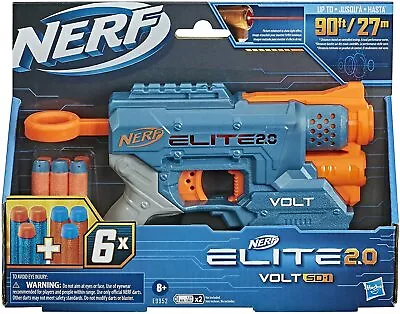 Buy NERF Elite 2.0 Volt SD-1 Blaster - With 6 Official Darts & Light Beam Targeting • 14.99£