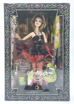 Buy 2008 Hard Rock Cafe Barbie Collector Doll / Gold Label / Mattel L9663, NrfB • 188.38£