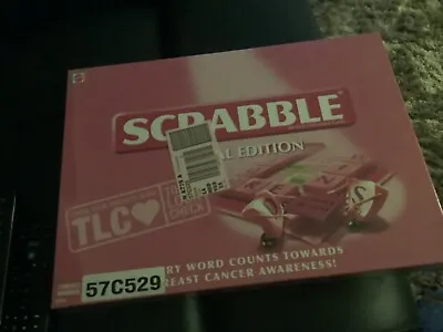 Buy £35 NEW Scrabble Pink Special Edition - Breast Cancer - Mattel Board Game • 9.99£