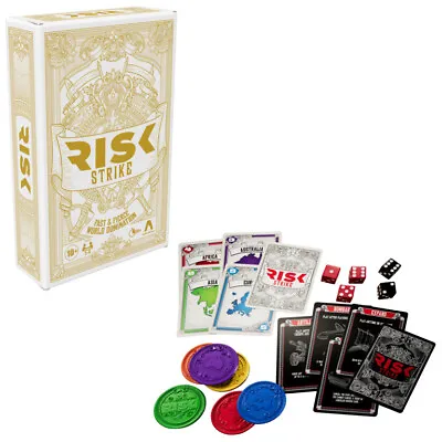 Buy Risk Strike Card & Dice Game Simple Strategic Family Party Game • 14.99£