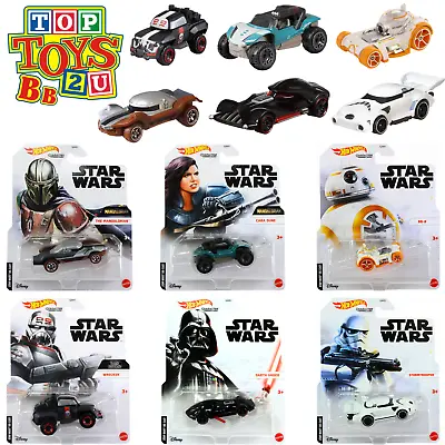 Buy Hot Wheels Star Wars Character Cars 1:64 Scale Diecast - Complete Set Of 6 • 24.95£