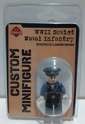 Buy Brickmania WWII Soviet Naval Infantry - Minifig Of The Month - BMF436 - Rare !!! • 37.47£