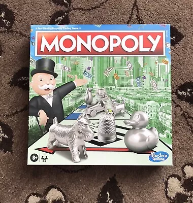 Buy Monopoly Classic Board Game - Hasbro Gaming -Monopoly- New & Sealed • 15.99£