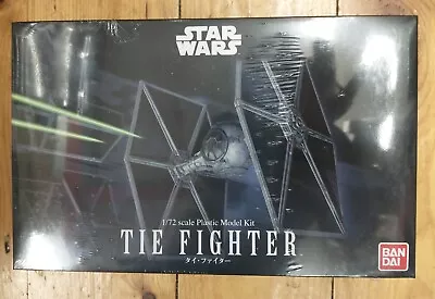 Buy Star Wars Tie Fighter 1/72 Scale Bandai Plastic Model Kit BNIB  • 34.99£