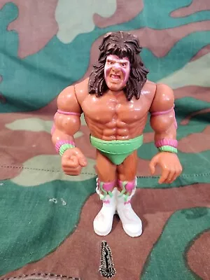 Buy 1990 Hasbro WWF Ultimate Warrior No Hulk Hogan • 10.28£