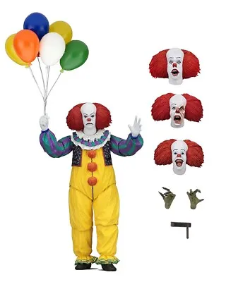 Buy 7  NECA Stephen King's IT Pennywise Clown Ultimate Action Figure Model Toys UK • 27.65£