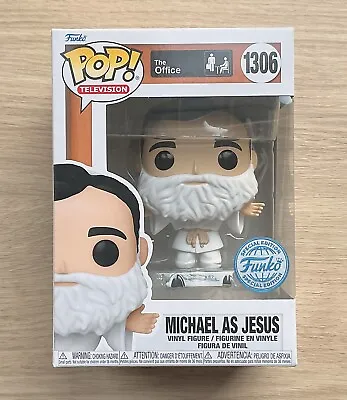 Buy Funko Pop The Office Michael As Jesus #1306 + Free Protector • 34.99£