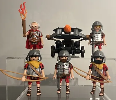 Buy Playmobil Custom Roman Siege Set 1 General 2 Archers 2 Centurions 💥RARE SET💥 • 17.50£
