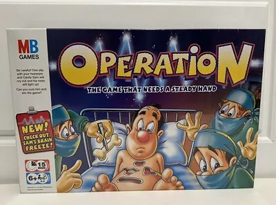 Buy 2004 Operation Electronic Board Game -  Hasbro Classic - Brand New & Sealed • 26.99£