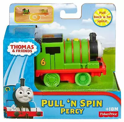Buy Fisher-Price Thomas And Friends Pull 'n Spin Percy Toy Train Engine Playset NEW • 11.49£