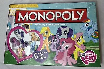 Buy 2013 HTF My Little Pony Monopoly Board Game  Missing 1 Hotel And 4 Houses. • 26.63£