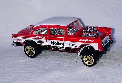 Buy Hot Wheels ‘55 Chevy Gasser Red White New Loose Very Nice 1:64 Please See Photos • 6.90£