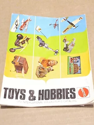 Buy 1972 MATTEL TOYS & Hobbies Catalog REDLINES SIZZLERS RUMBLERS X3 CHOPCYCLES FARB • 11.81£