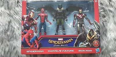 Buy Marvel Spiderman Homecoming 3 Action Figure Pack Hasbro 6 Inch • 19.99£