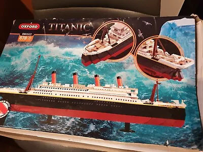 Buy Oxford Deluxe Titanic Construction Set Building Kit Compatible LEGO Blocks Read  • 20£