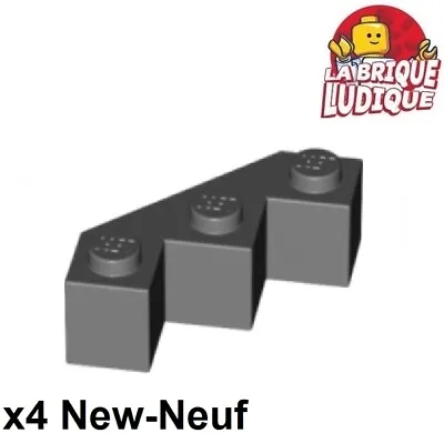 Buy LEGO 4x Brick Brick Modified 3x3 Facet Corner Dark Grey/Dark B Gray 2462 • 1.44£