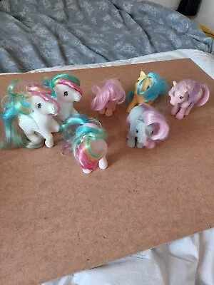 Buy My Little Pony G1 Lot Of 7 Ponies Look • 39.99£