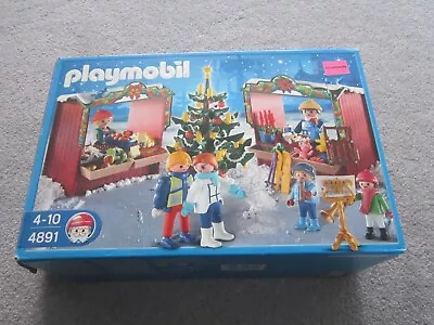 Buy Playmobil Set 4891 ,boxed ,Christmas Market ,2009 • 30£
