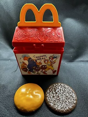 Buy VTG  RARE 1989 McDonald's Fisher Price Happy Meal Lunch Plastic Lunch Box W/toys • 64.91£
