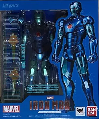 Buy Bandai S.H.Figuarts Iron Man Mark 3 Blue Stealth Color Japan Import • 69.73£
