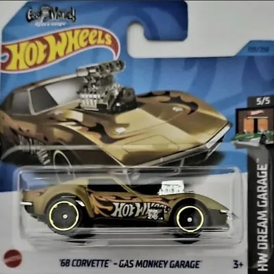 Buy Hot Wheels 2023 '68 Corvette - Gas Monkey Garage G Case Free Boxed Shipping • 6.99£