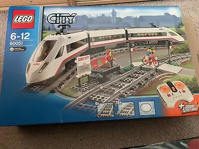 Buy LEGO City 60051 High-speed Passenger Train Set Fully Working Lots Of Extra Track • 79.99£