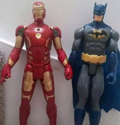 Buy Hasbro 2015 Iron Man Electronic Figure And Mattel Batman Figure • 2.99£