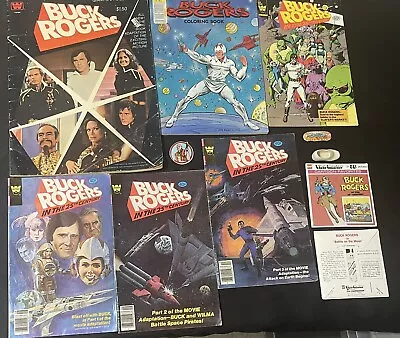 Buy 1979 Mego Buck Rogers In The 25th Century Lot Whitman Comic + Coloring Books • 23.63£
