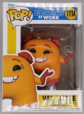 Buy #1114 Val Little - Disney Monsters At Work Damaged Box Funko POP With Protector • 9.99£
